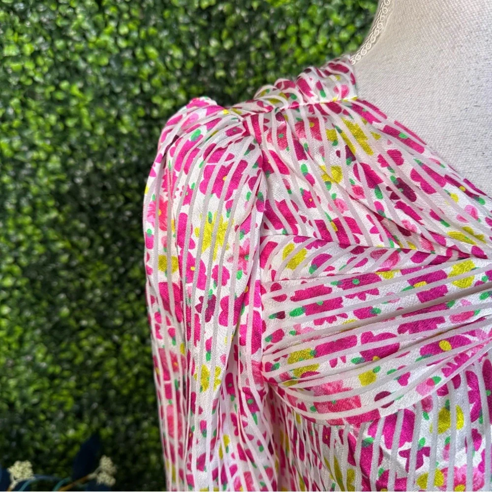 NWOT Kate Spade Marker Floral Devore‎ Top